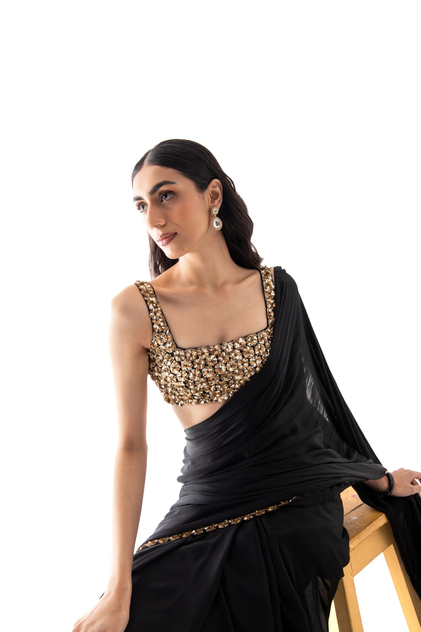 Shadowgold saree