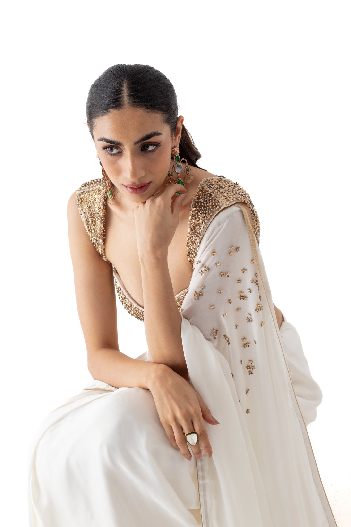 Stardust saree