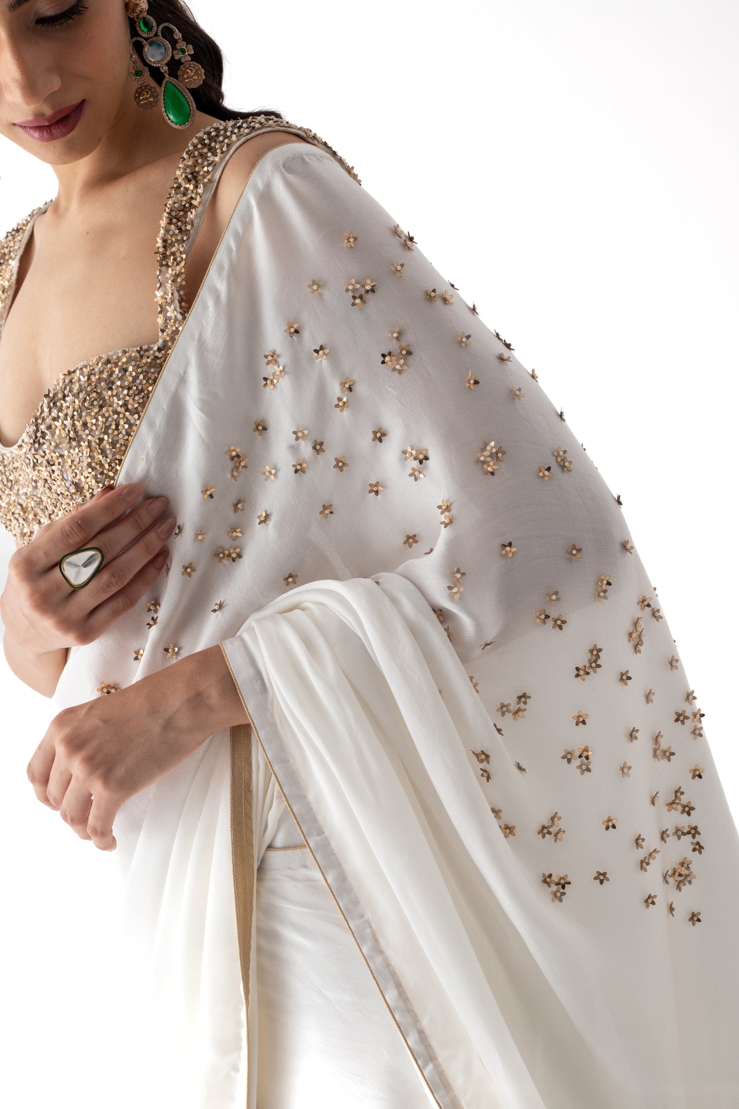 Stardust saree